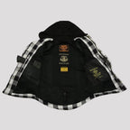 Milwaukee Leather Men's Plaid Flannel Armored Shirt Jacket