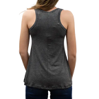 Mineral Wash Tank with Symmetrical Steer Head Design and Rhinestone Embellishments