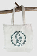 New Brunswick Bilingual Fiddleheads Tote Bag