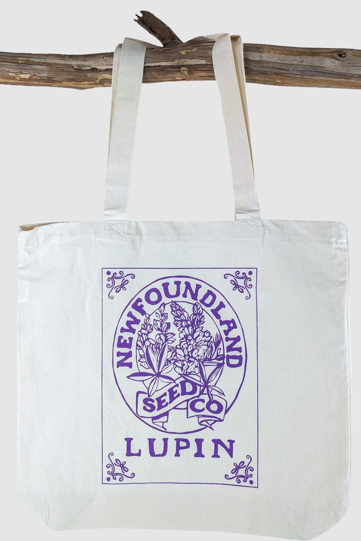 Newfoundland Lupins Tote Bag