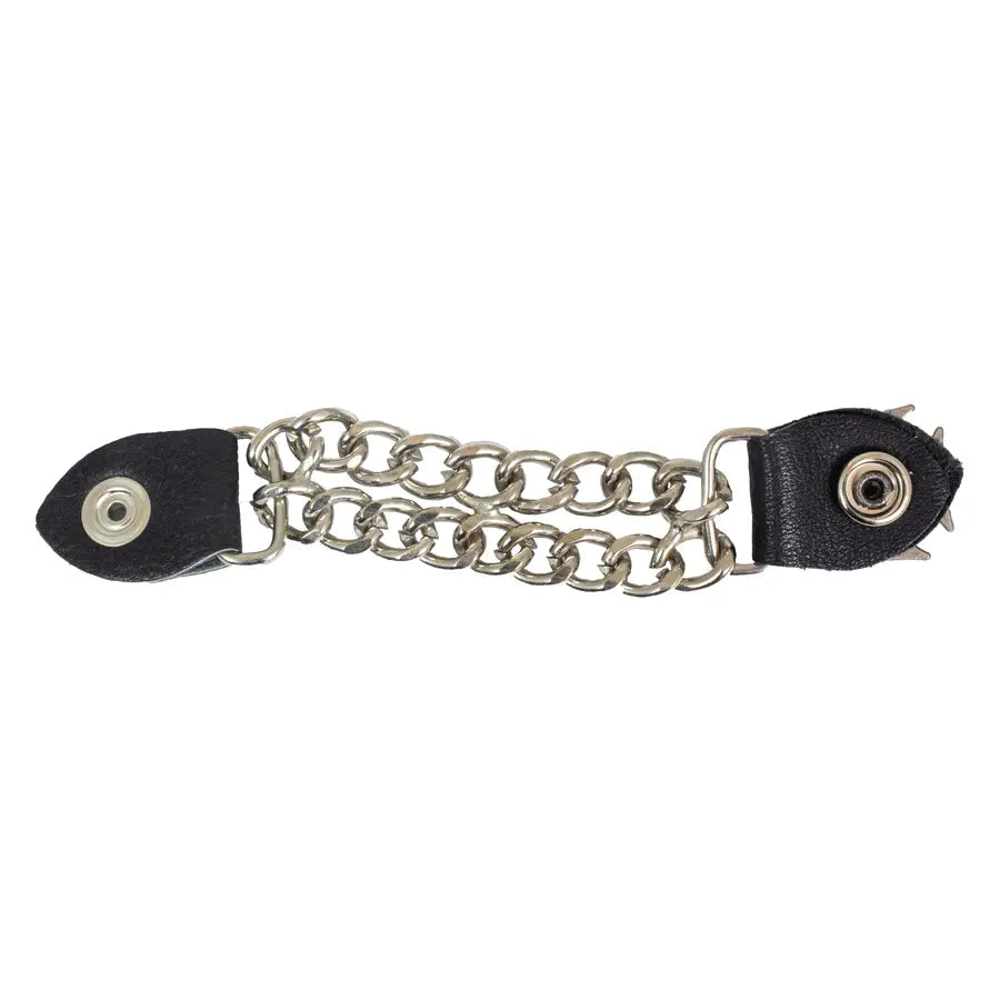 Open Road Chopper Cross Leather Vest Extender