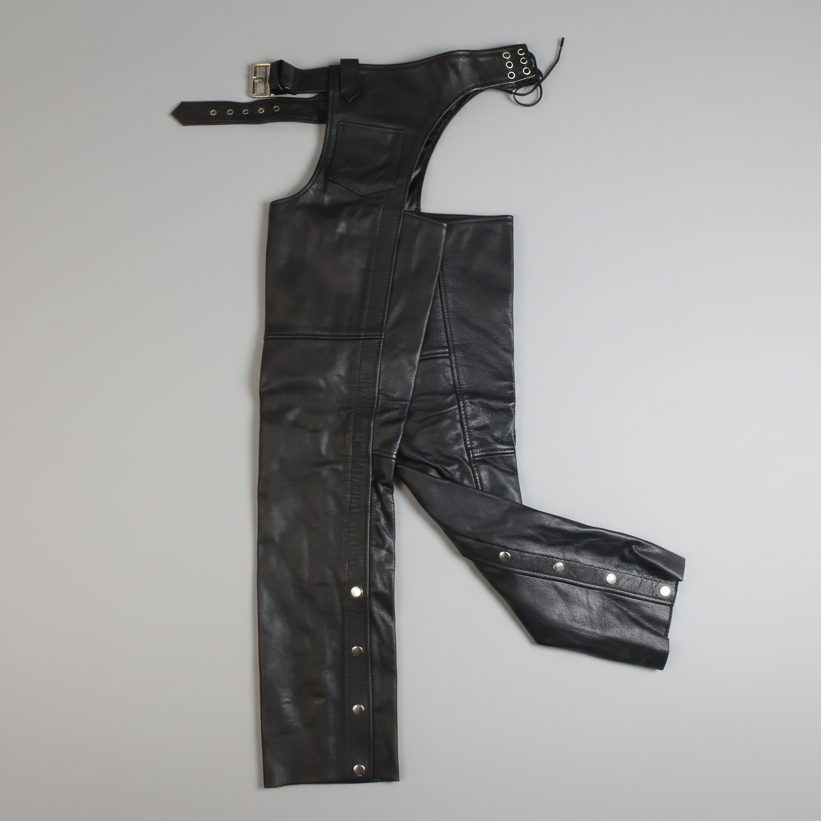Open Road Coin Pocket Leather Chaps