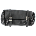 Open Road Double Buckle Small Leather Tool Bag