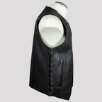 Open Road Men's 10 Pocket Leather Vest
