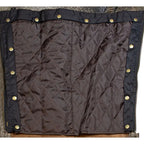 Open Road Men's Distressed Brown 4 Pocket Premium Leather Chaps