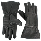 Open Road Men's Gauntlet Leather Motorcycle Gloves