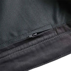 Open Road Men's Upside Leather with Black Stitched Diamonds Vest