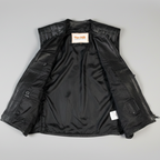 Open Road Men's Zip-Up Tactical Leather Vest