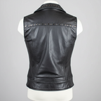 Open Road Women's Studded Leather Vest