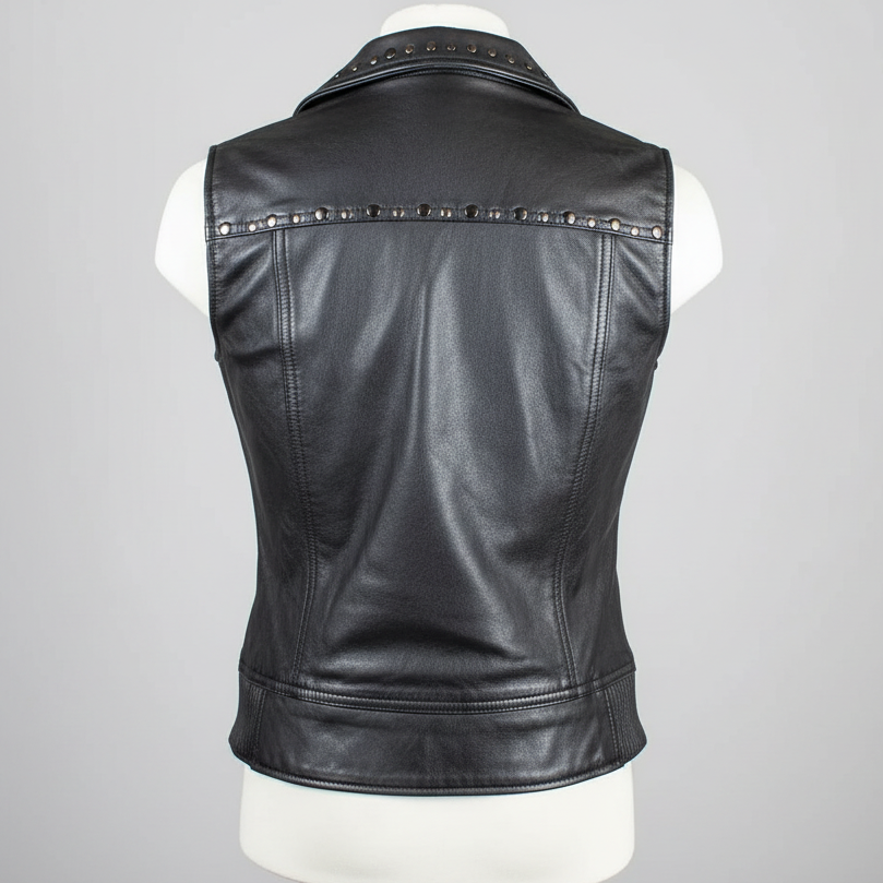 Open Road Women's Studded Leather Vest