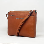 Sac à bandoulière "Crossbody" cognac | Gisèle petit