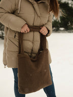 Fourre-tout en teddy