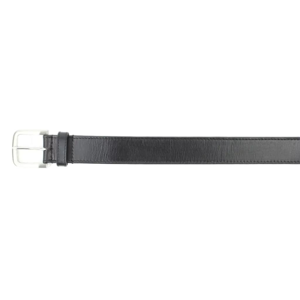 Men’s Buff Grain Leather Travel Belt with Secret Internal Zipper Pocket