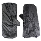 Open Road Men's Leather Motorcycle Gloves w/ Rain Cover