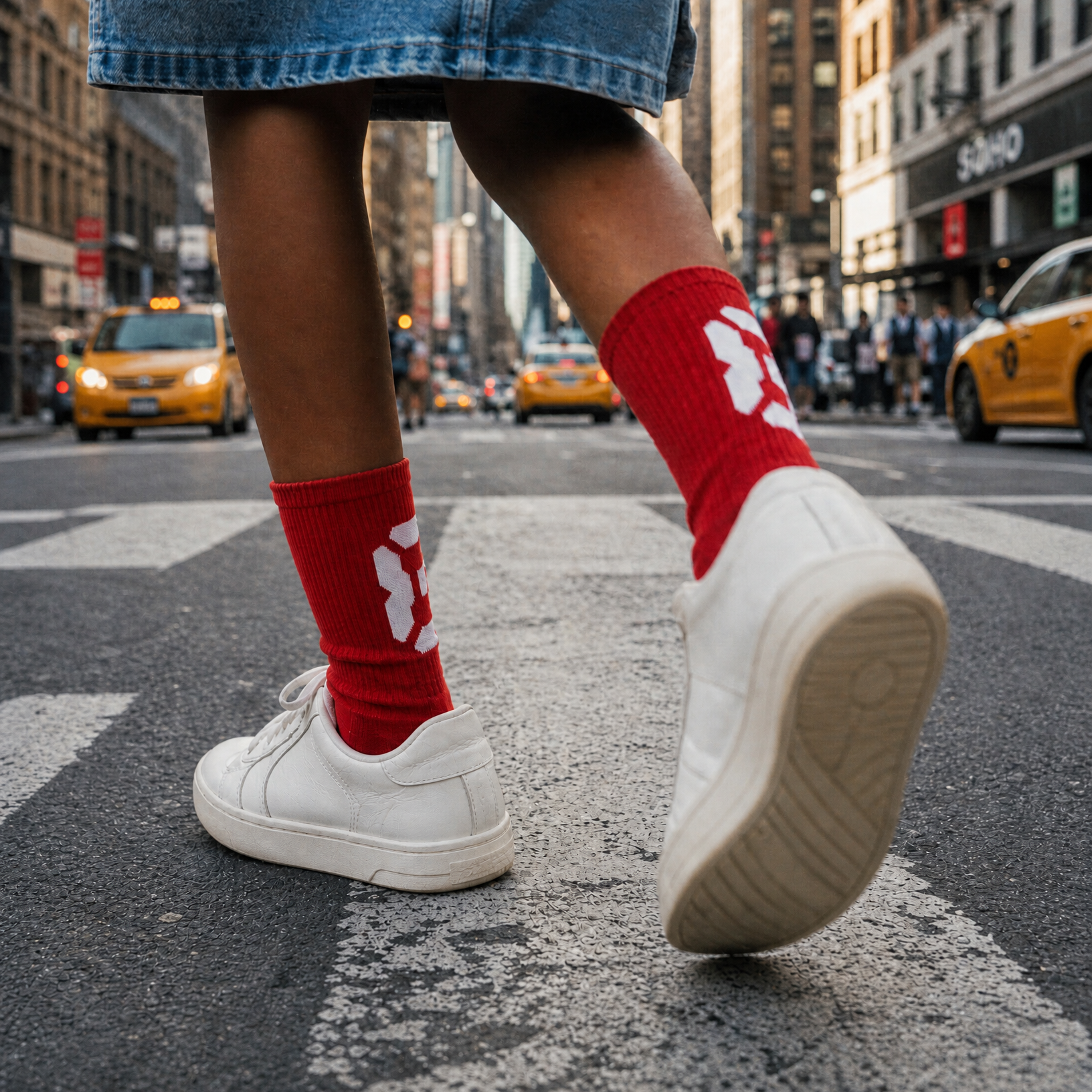 CREW SOCKS - RED