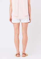 Baxter Distressed Denim Maternity Short