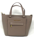 Sac à Main en Cuir véritable Taupe, Lina