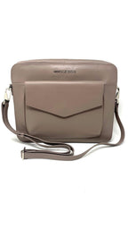 Sac de travail en Cuir Taupe - Sofia