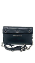 Sac à main en cuir noir | Sandrine