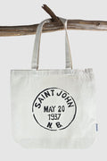 Saint John Vintage Postmark Tote Bag