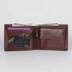 MET Men’s Bi-Fold Flip Coin Wallet
