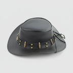 Shapeable Cowboy Hat with 12 Gauge Bullet Slice & Embellishments