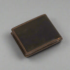Greenwood Leather Men's Wallet. RFID-Blocking Oil Pull-Up Leather