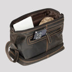 Greenwood Leather Travel Toiletry Bag