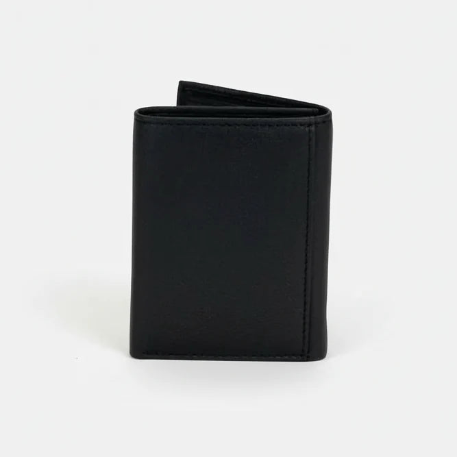 Greenwood Leather Men’s Tri-Fold RFID Wallet