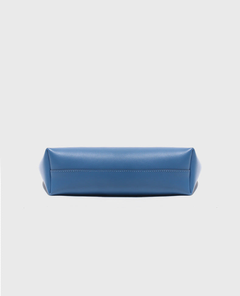 Lilly | Slouchy Shoulder Bag – Sculpted Vegan Leather Hobo with Woven Handle