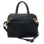 Sac à main en cuir noir, Justine