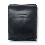 Sac à dos en cuir véritable noir, Antoinette