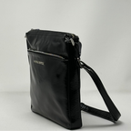 Sac à Bandoulière en cuir Noir vernis | Gisèle