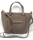 Sac à Main en Cuir véritable Taupe, Lina