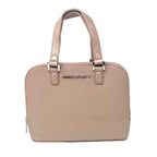 Sac à main en Cuir Rose Platine  | Justine