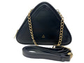 Sac de soirée de forme triangulaire, Noir, Kiana