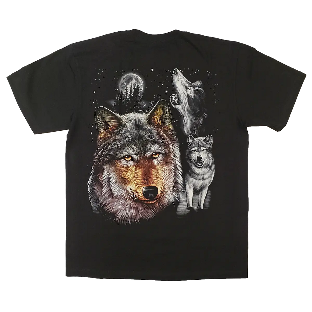 Sofari Collection Men's Wolf Design T-shirt