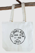 St. John's Vintage Postmark Tote Bag