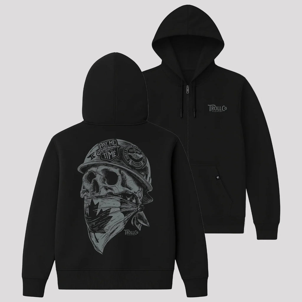DHCM Men's Headstrong Canada Zip Hoodie | Durable Fleece-Lined Workwear