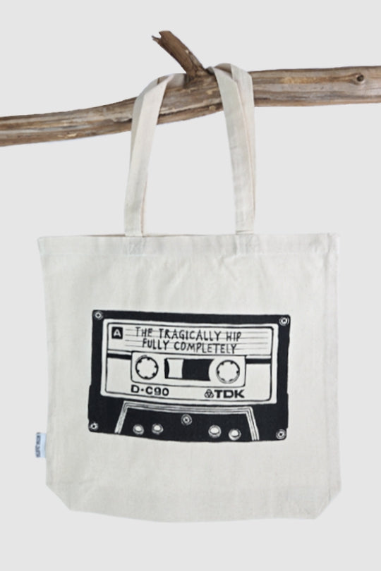 Tragically Hip Cassette Tote Bag