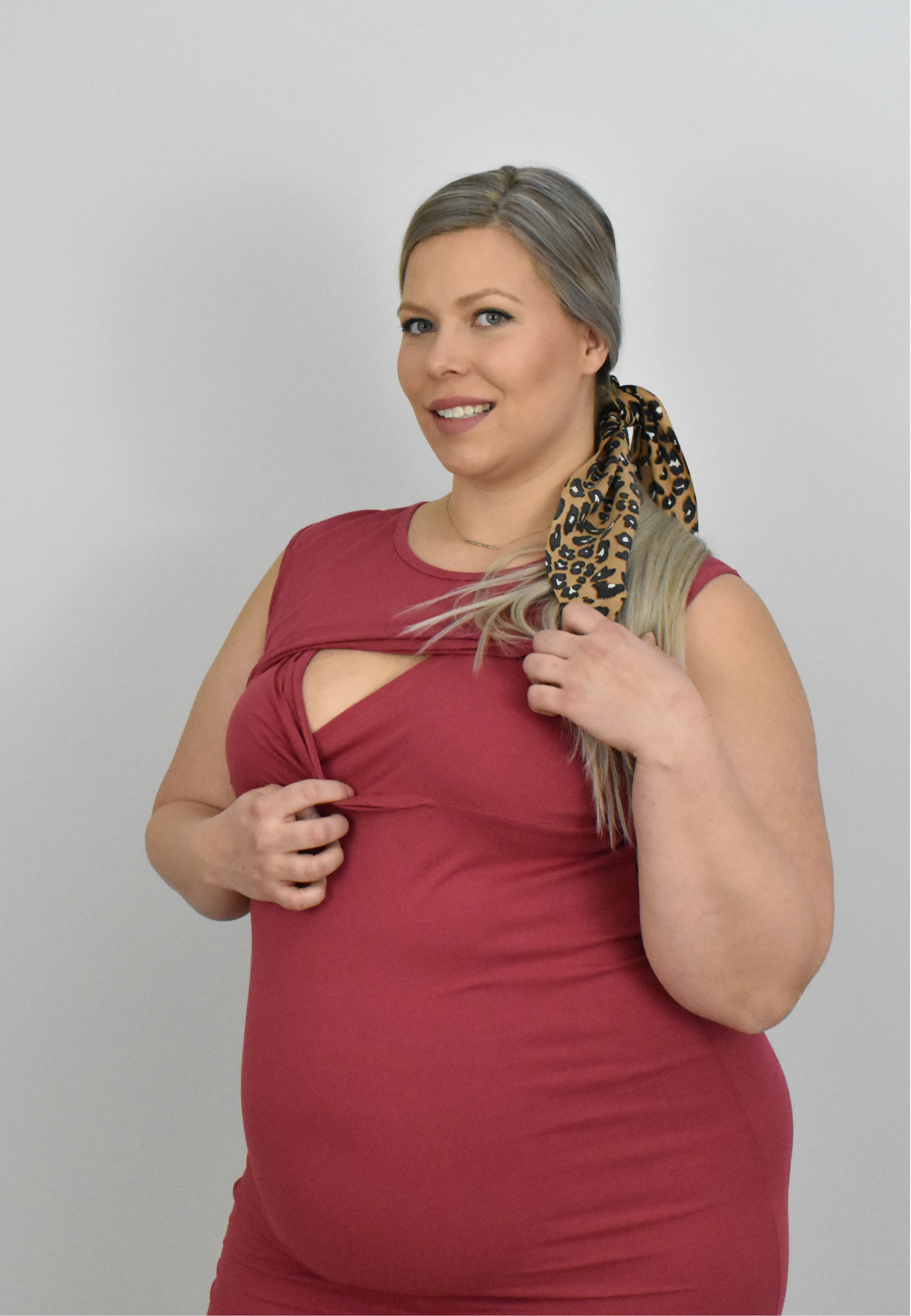 Brittany Maternity and Nursing Dress