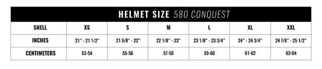 VOSS 580 Conquest Modular Helmet