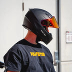 VOSS 988 MOTO-1 Matte Black Helmet