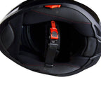 VOSS 988 Moto-1 Red Mandala Full Face Matte Motorcycle Helmet
