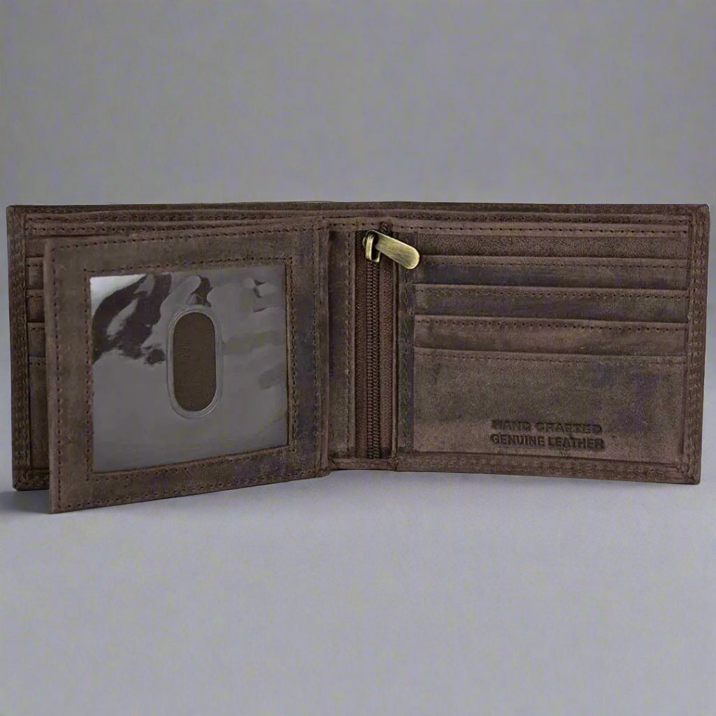 Viceroy Men's Bike Embossed Leather Wallet