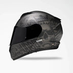 Voss 580 Conquest Apocalypse Modular Matte Motorcycle Helmet