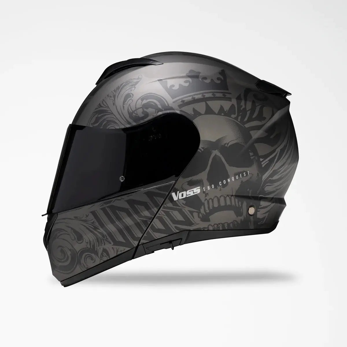 Voss 580 Conquest Apocalypse Modular Matte Motorcycle Helmet