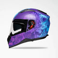 Voss 989 Moto-V Rei Full Face Matte Motorcycle Helmet