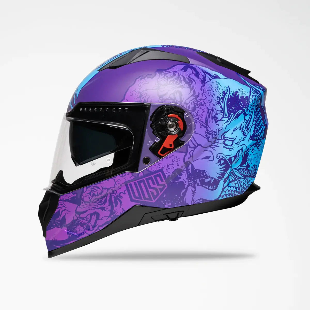 Voss 989 Moto-V Rei Full Face Matte Motorcycle Helmet