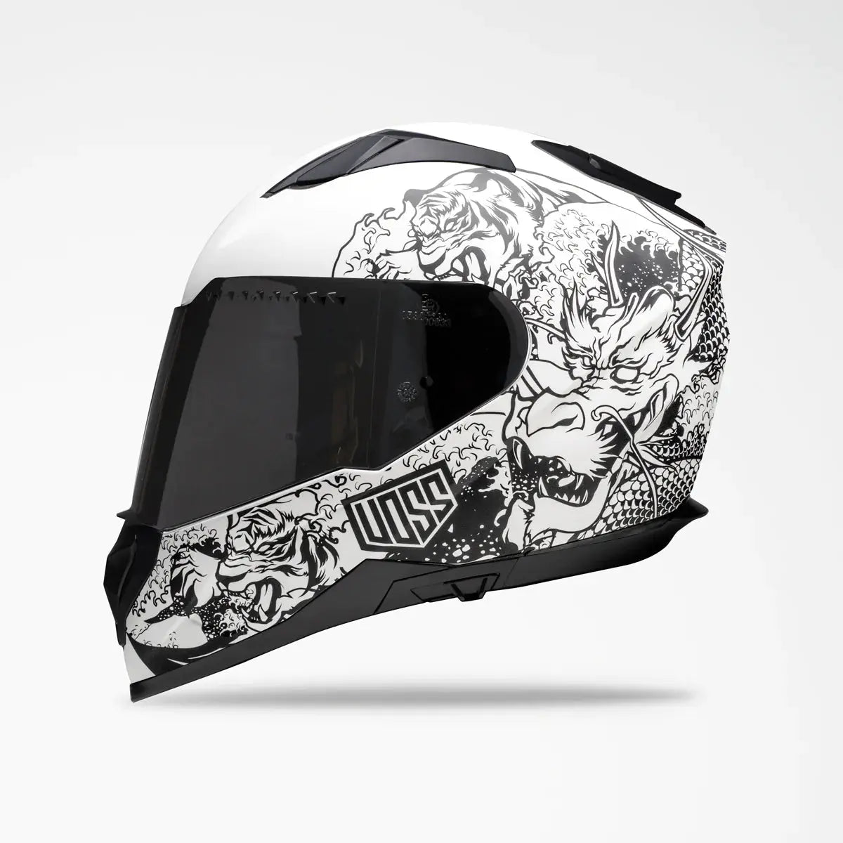 Voss 989 Moto-V Rei Full Face Matte Motorcycle Helmet